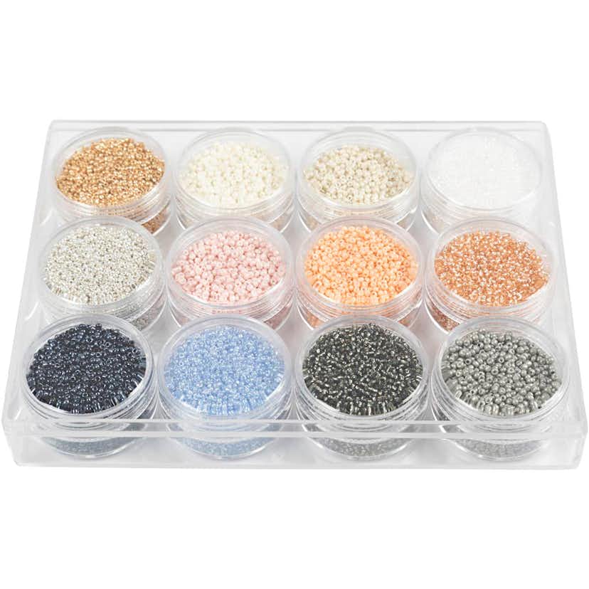 Rocaillepärlor Creativ Company Dova färger 12x15 g