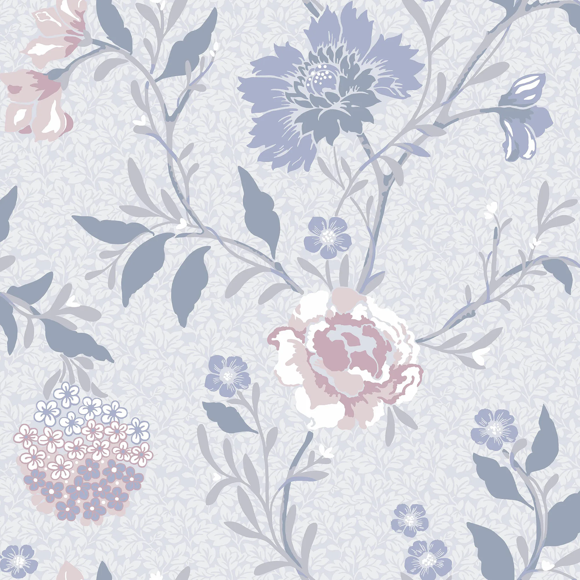 Tapet Duro Vildros Ljusblå 68301