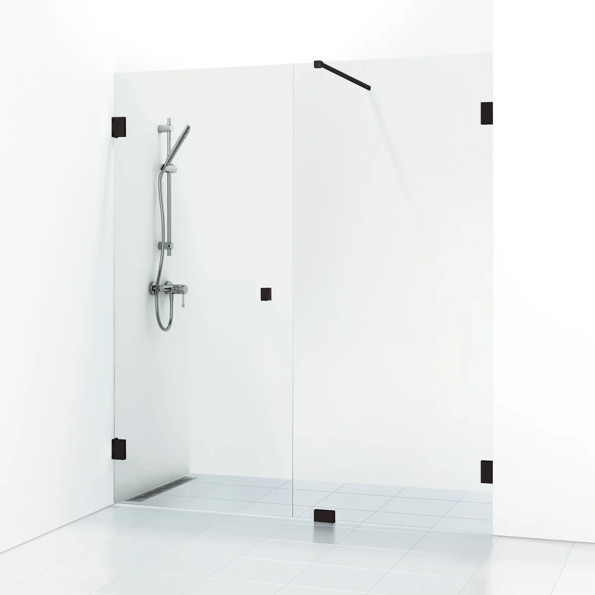 Duschdörr Svedbergs 180° Rak Kombi