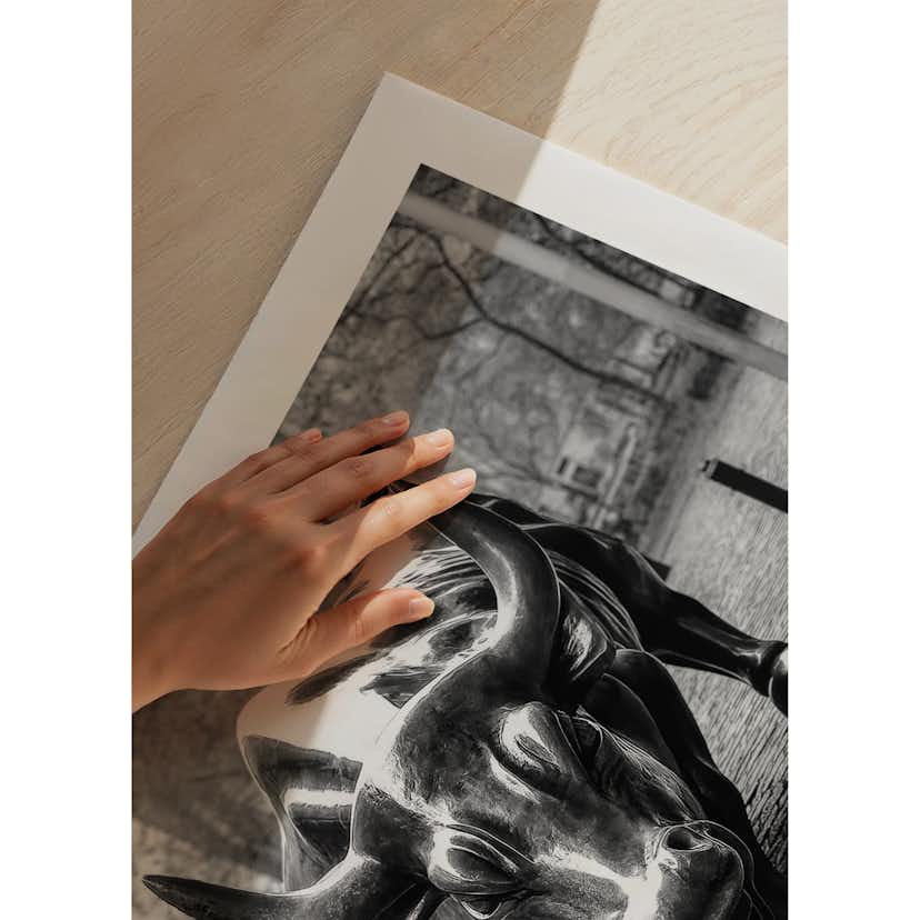 Poster Gallerix Charging Bull No1