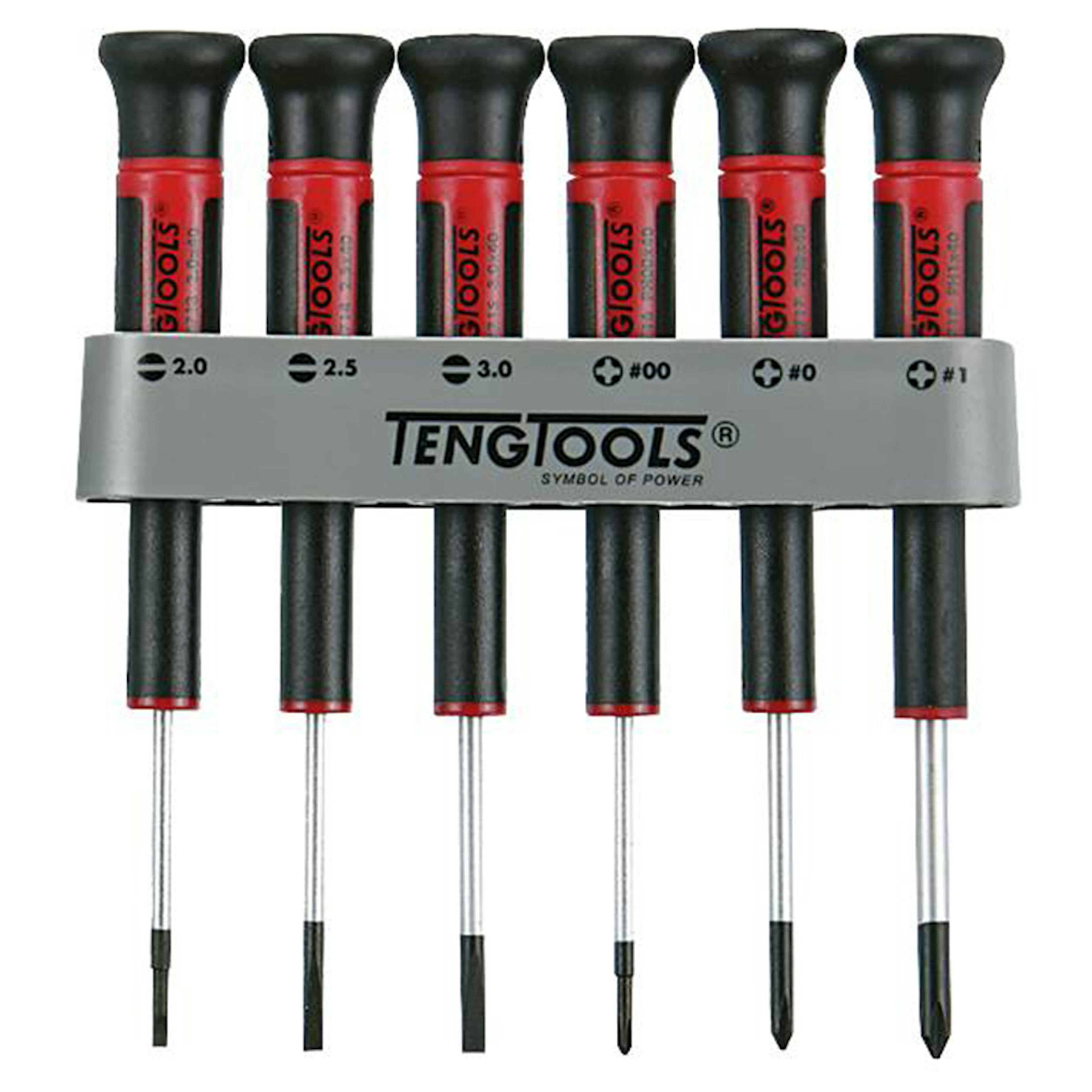 Finmekanikermejselsats Teng Tools 6-Delar