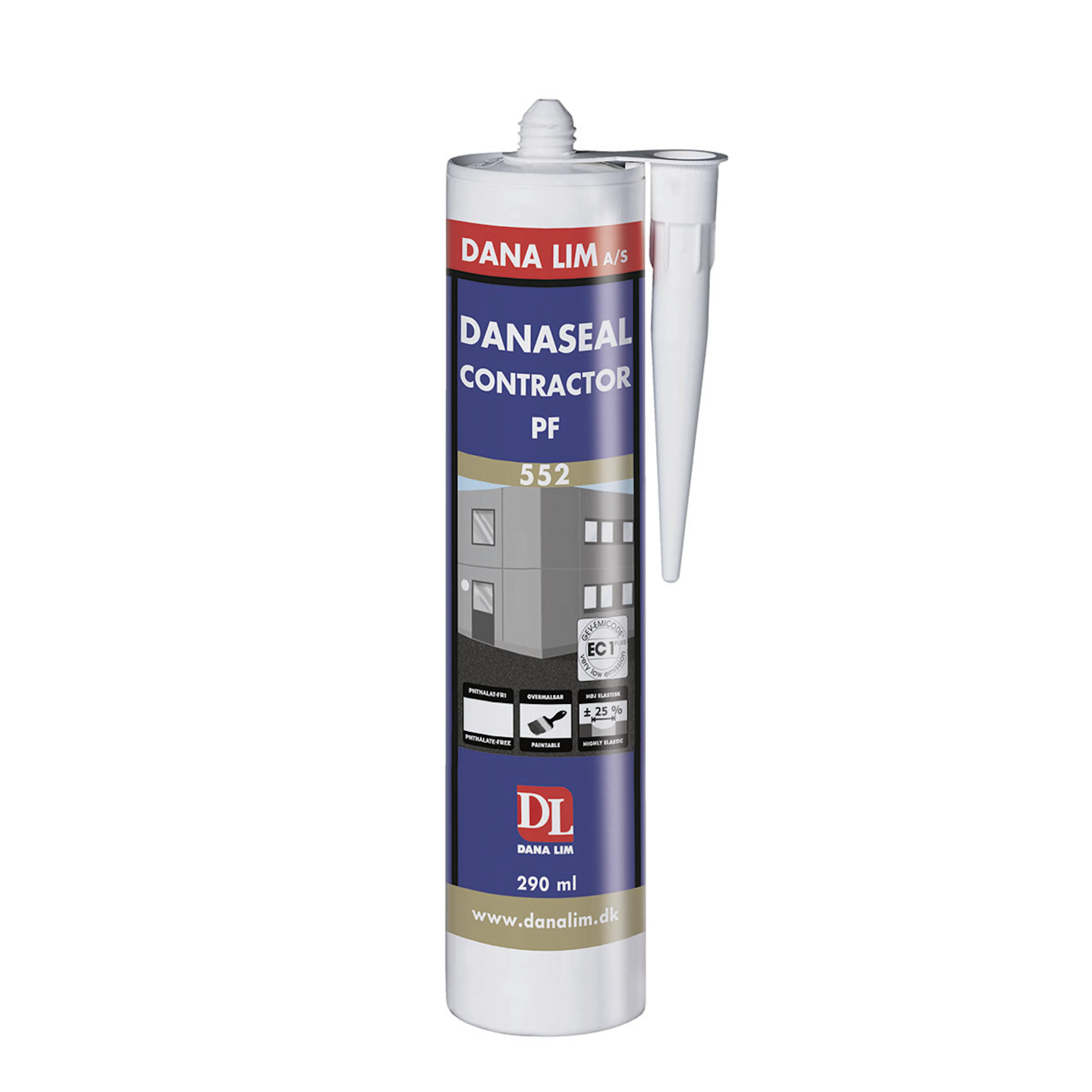 Fogmassa Danalim Danaseal Contrac 552 Ncs 3500N Cementgrå för Kakel