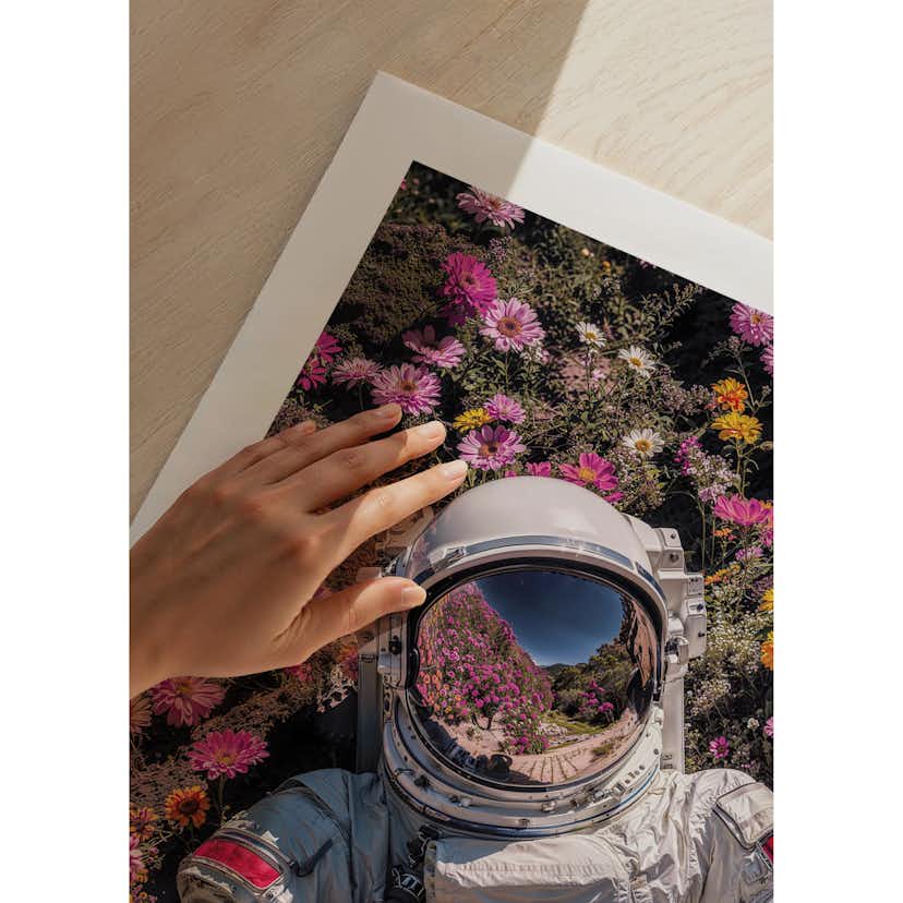 Poster Gallerix Astronaut In Bloom