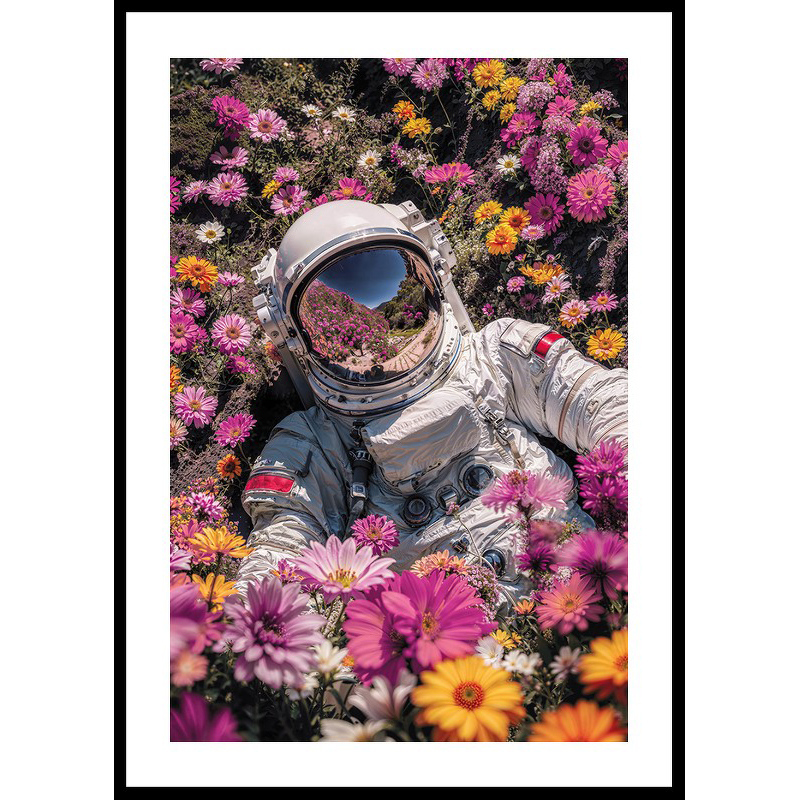 Poster Gallerix Astronaut In Bloom