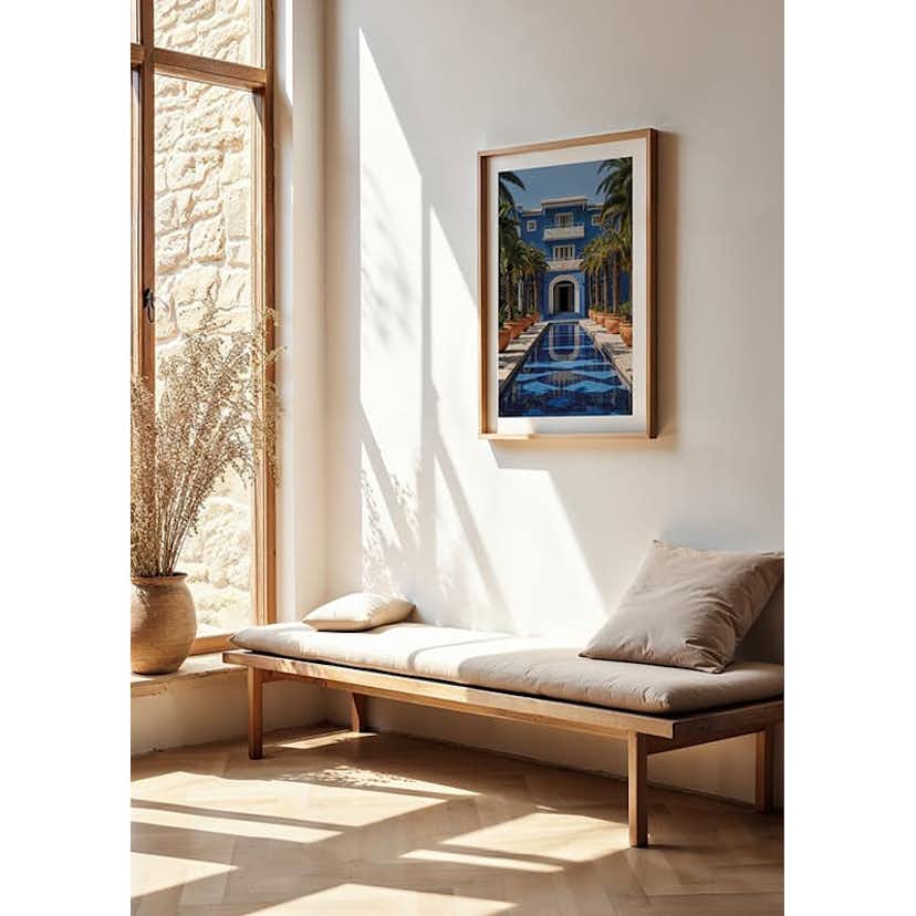 Poster Gallerix Blue House Palm Avenue