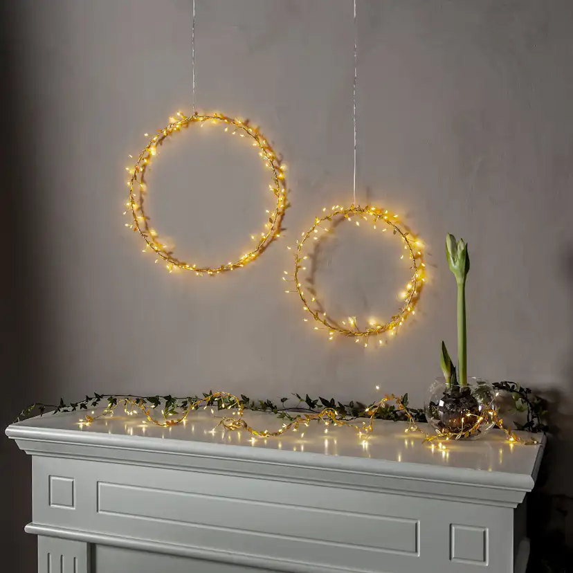 Hängande Dekoration Star Trading Krans Winny 38 cm