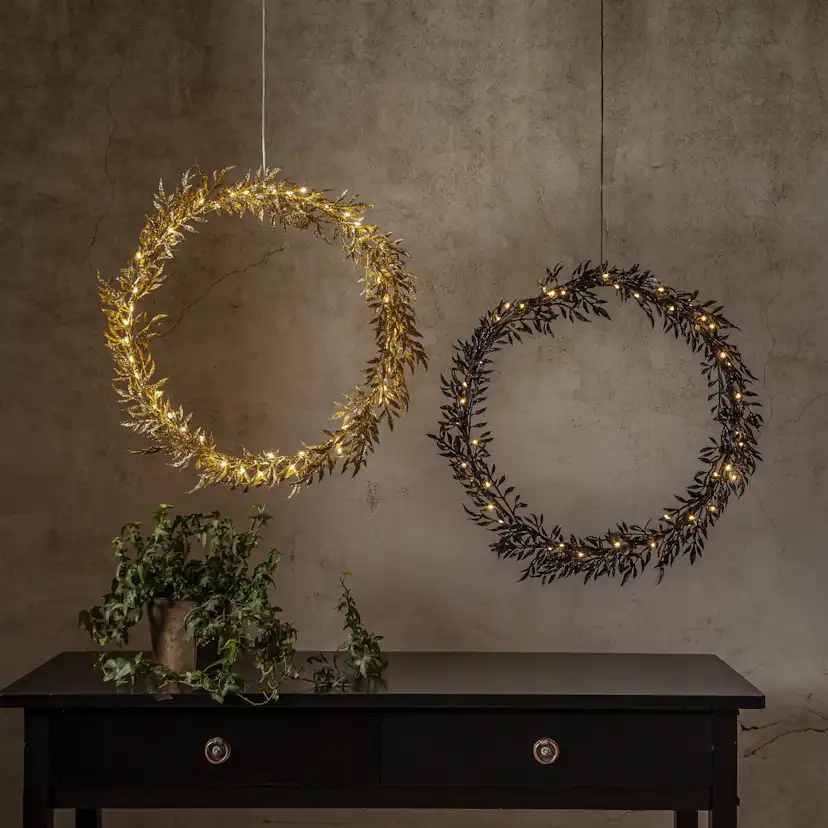 Hängande Dekoration Star Trading Krans Elegant