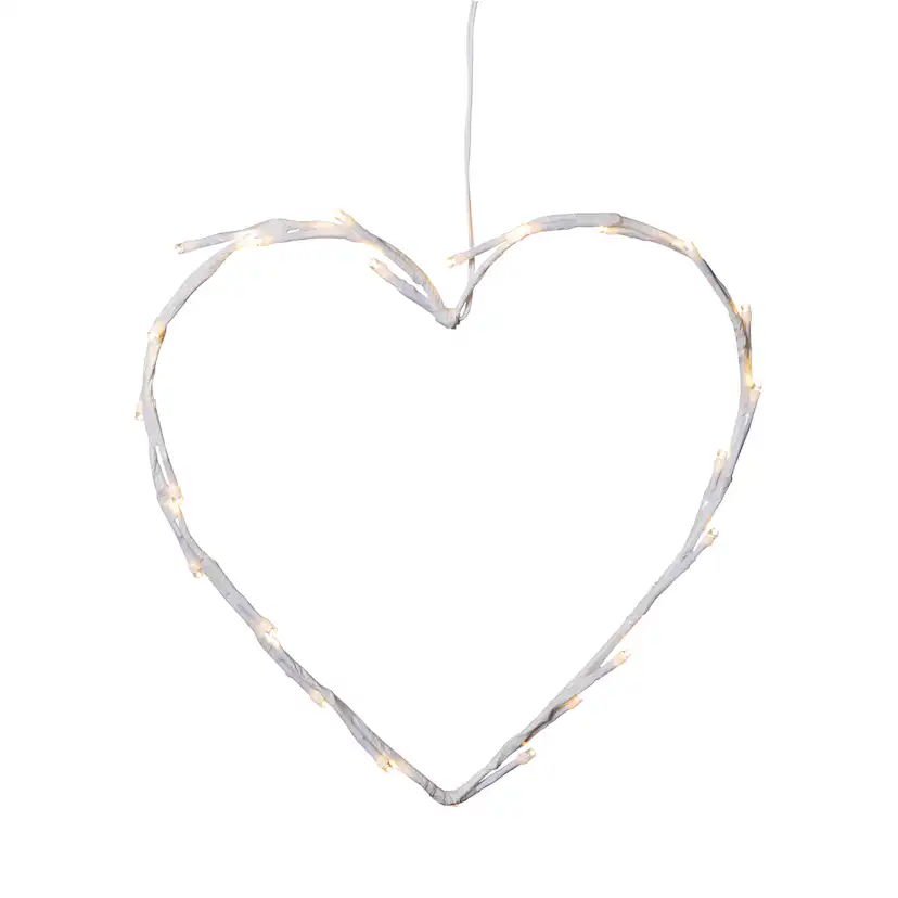 Hängande Dekoration Star Trading Crispy Hjärta LED
