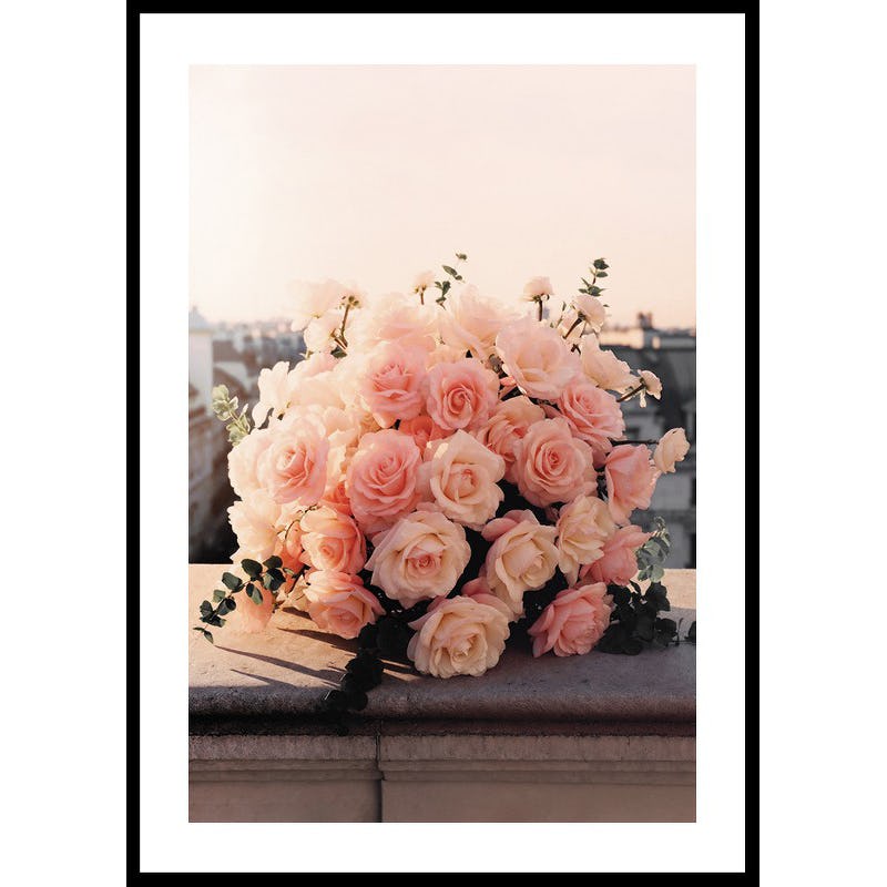 Poster Gallerix Pink Roses Bouquet