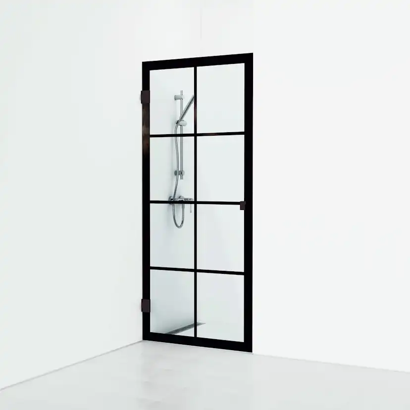 Duschdörr Svedbergs 180° Rista Rak Enkel