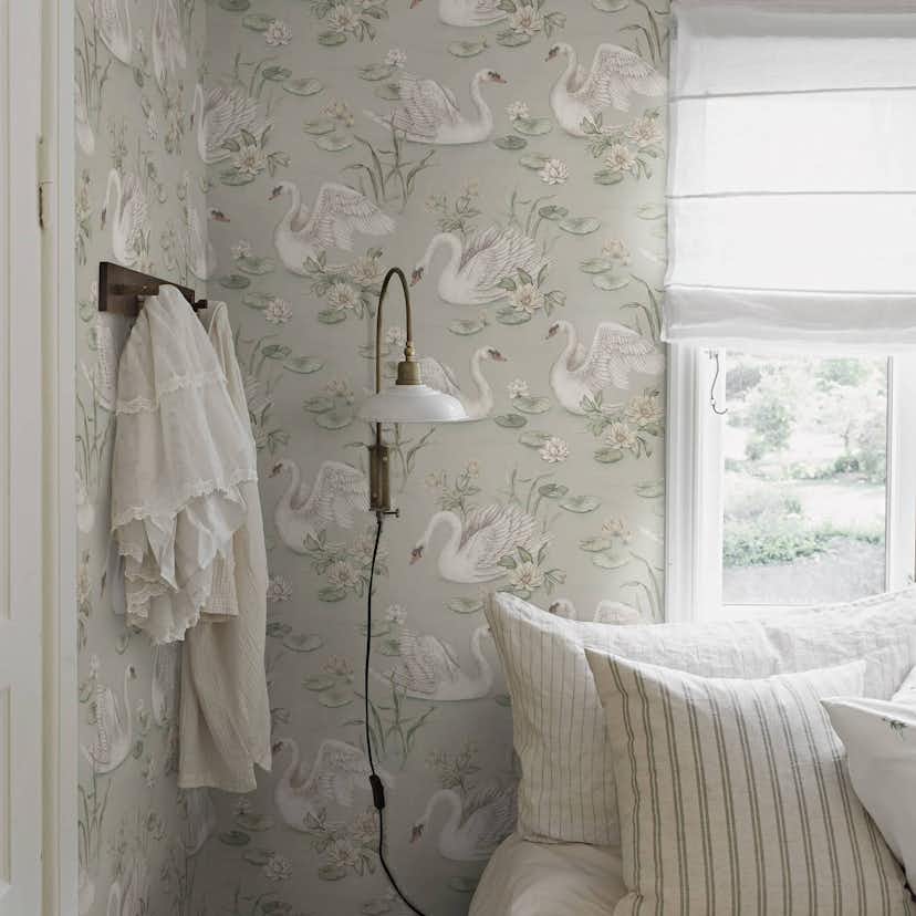 Tapet Boråstapeter Lily Swan 6925