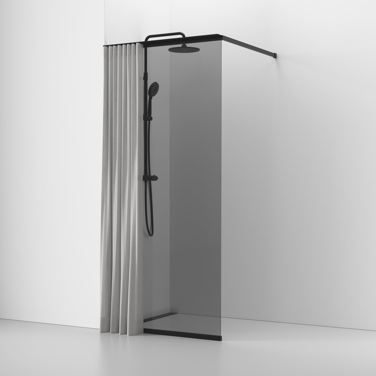 Gardinskena Svedbergs Langfoss till Duschvägg