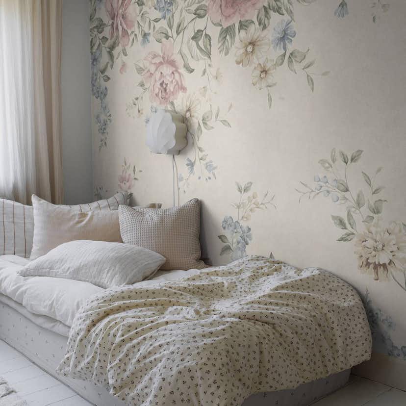 Tapet Boråstapeter Flower Garden Mural 6944
