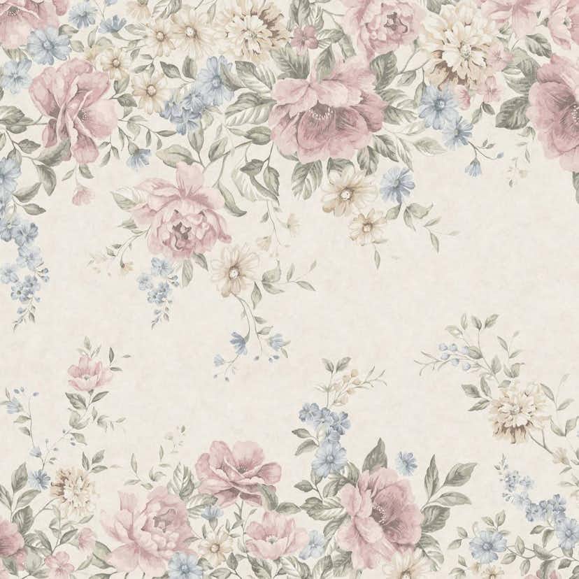 Tapet Boråstapeter Flower Garden Mural 6944