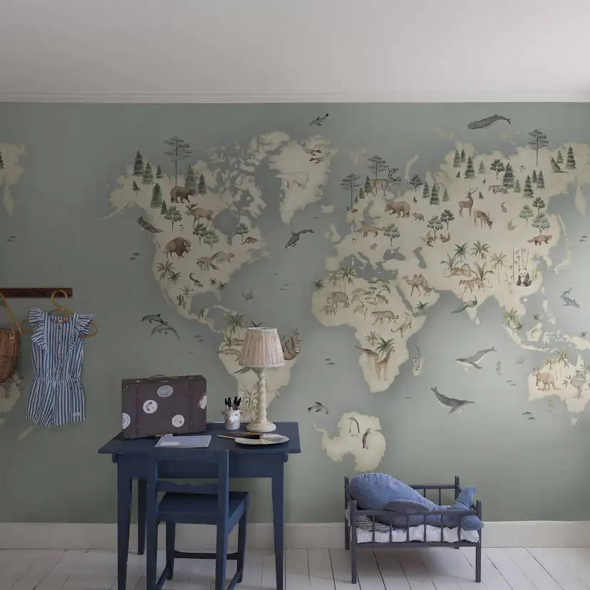 Tapet Boråstapeter Little Explorer Mural 6946