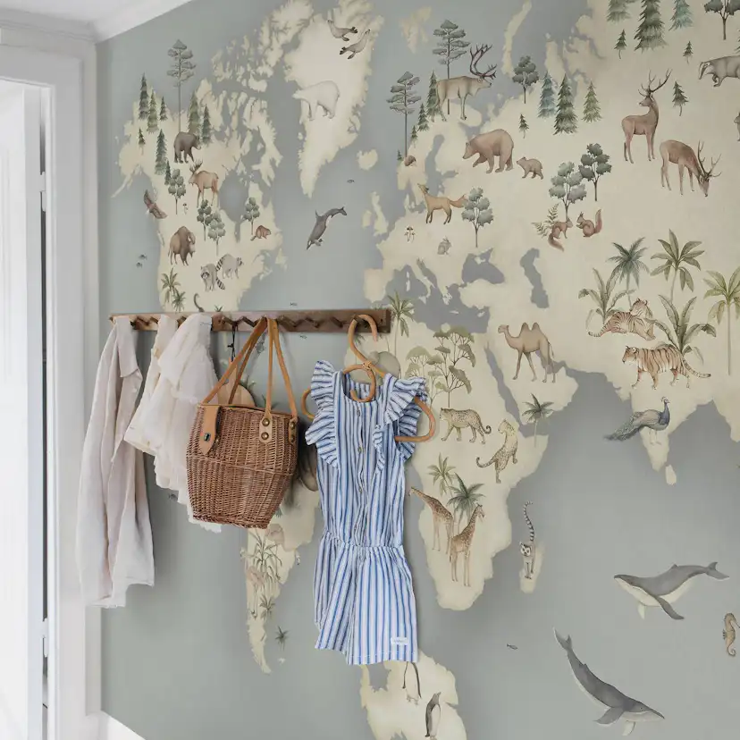 Tapet Boråstapeter Little Explorer Mural 6946