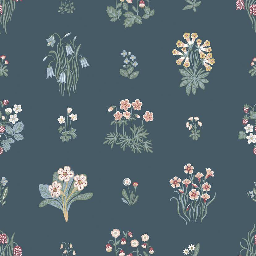 Tapet Boråstapeter Ängsflora 6952