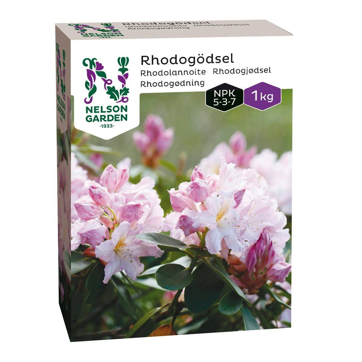 Rhodogödsel Nelson Garden Växtnäring Organisk Mineral till Surjordsväxter 1 kg