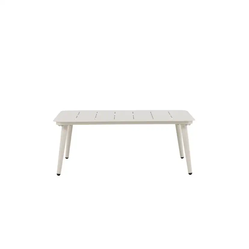 Soffbord Venture Home Lina Beige Utomhusbord Aluminium 90x90cm
