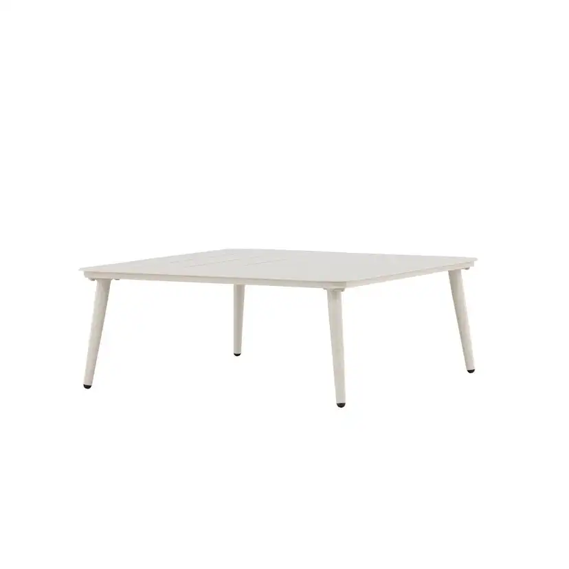 Soffbord Venture Home Lina Beige Utomhusbord Aluminium 90x90cm