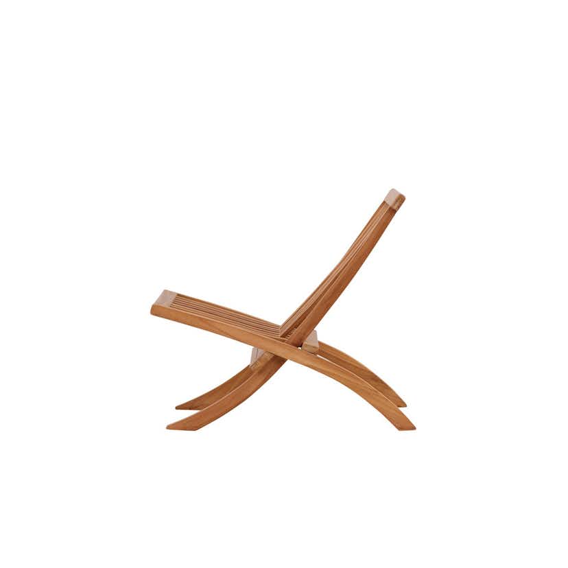 Loungestol Utomhus Venture Home Kenya Trädgårdsfåtölj Teak