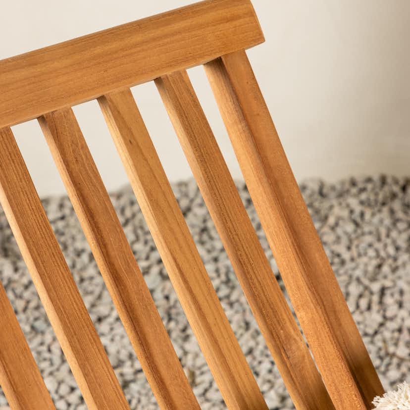 Loungestol Utomhus Venture Home Kenya Trädgårdsfåtölj Teak