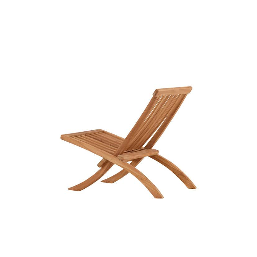 Loungestol Utomhus Venture Home Kenya Trädgårdsfåtölj Teak