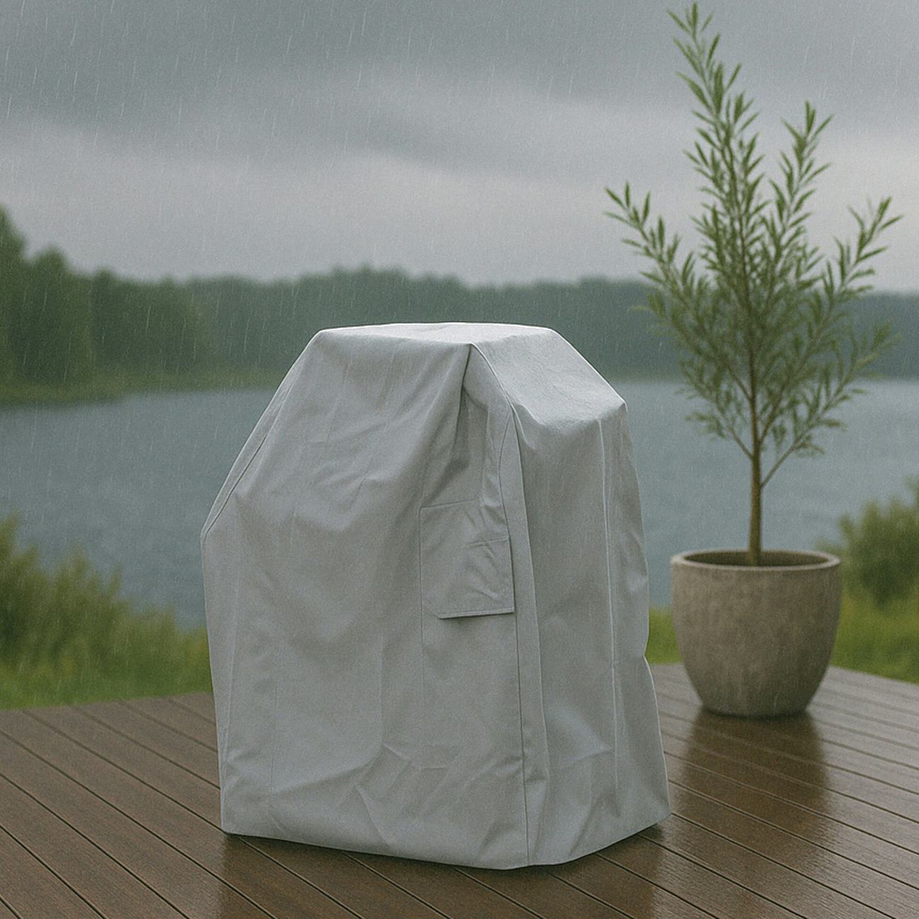Möbelskydd Venture Home Klas Överdrag till Utemöbler Grå 115x90x63 cm