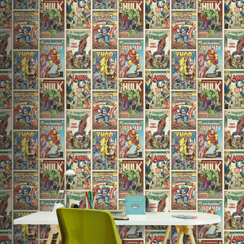 Barntapet Superfresco Easy K@H Marvel Superhjälte 70-238