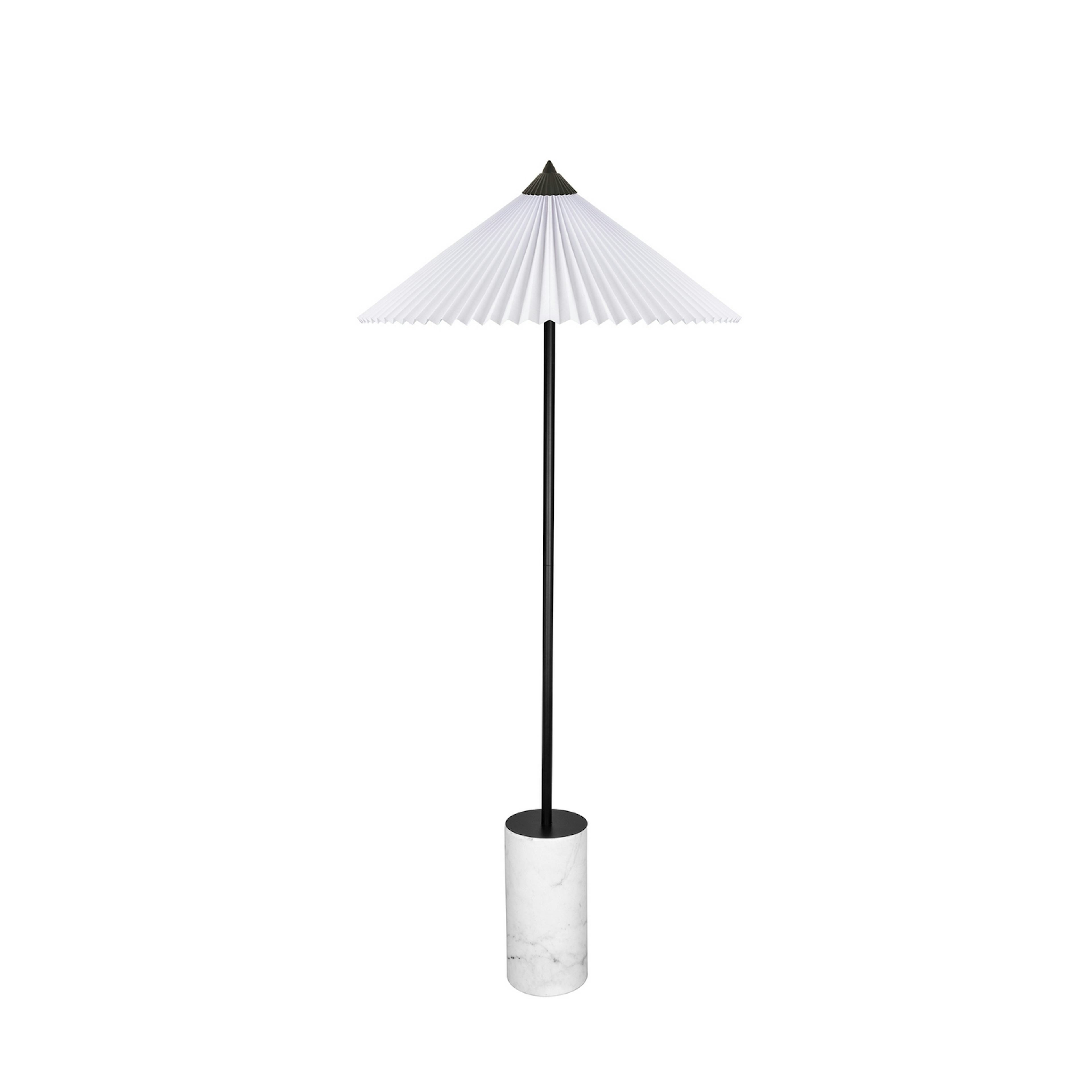 Golvlampa Globen Lighting Matisse Svart/Vit