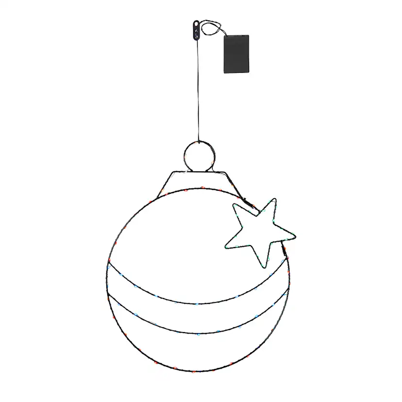 Hängande Dekoration Star Trading Siluett X-Mas Bulb LED