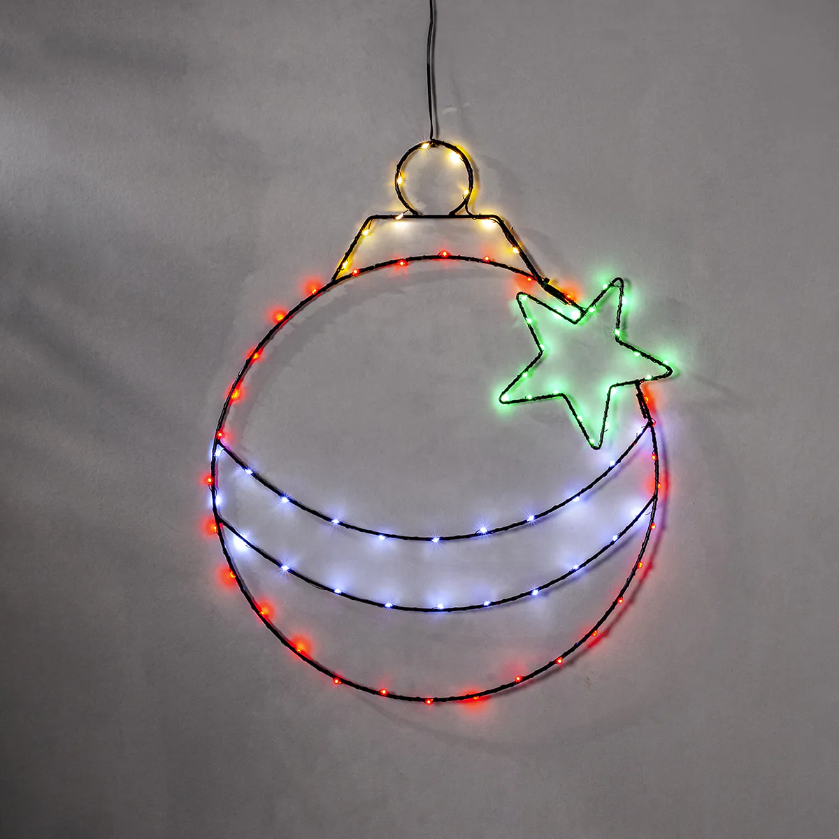 Hängande Dekoration Star Trading Siluett X-Mas Bulb LED