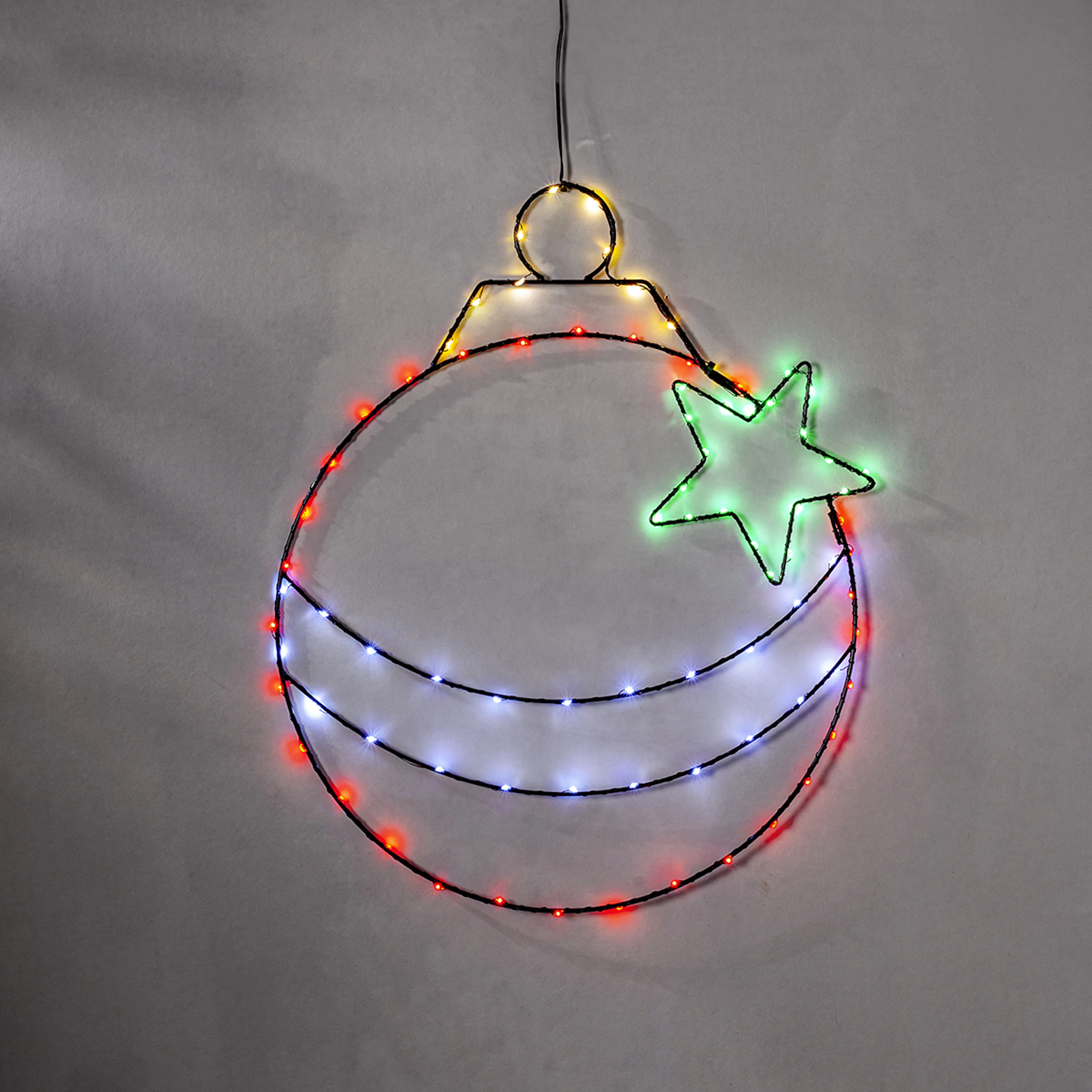 Hängande Dekoration Star Trading Siluett X-Mas Bulb LED