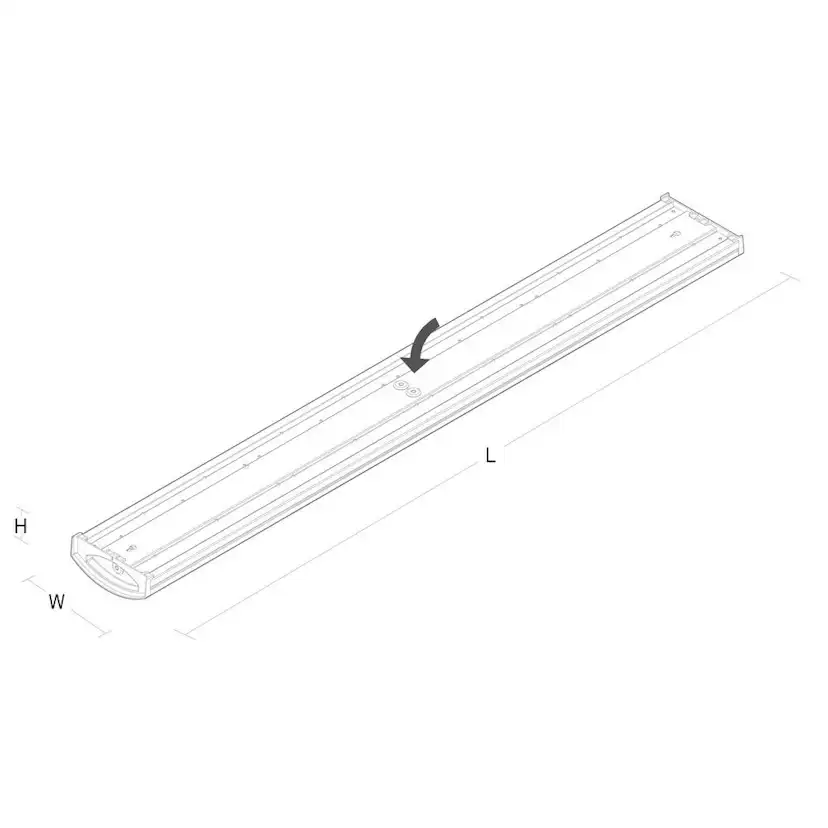 LED Armatur SG ARMATUREN Wave Vit LED