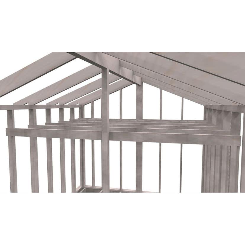 Attefallsstomme Byggstommar 22 grader 7200x3940 mm Färdiga Sektioner