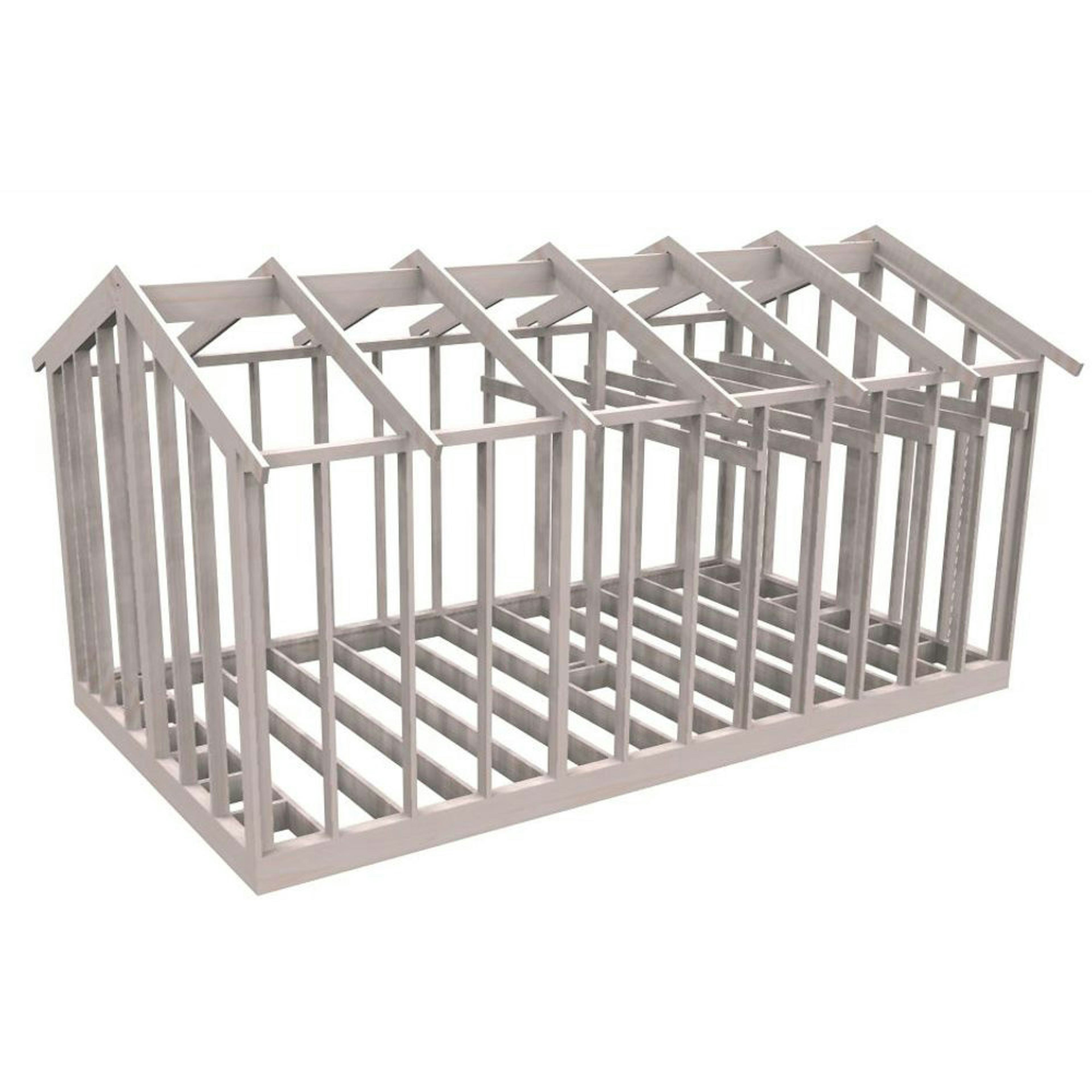 Attefallsstomme Byggstommar 22 grader 7200x3940 mm Färdiga Sektioner