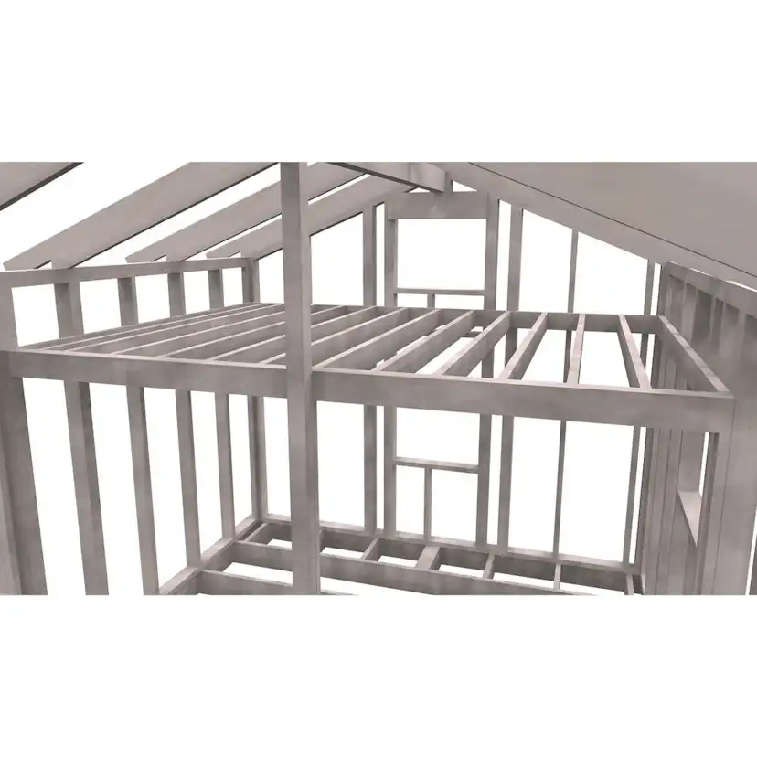 Attefallsstomme Byggstommar 22 grader Med Loft 7200x3940 mm Färdiga Sektioner