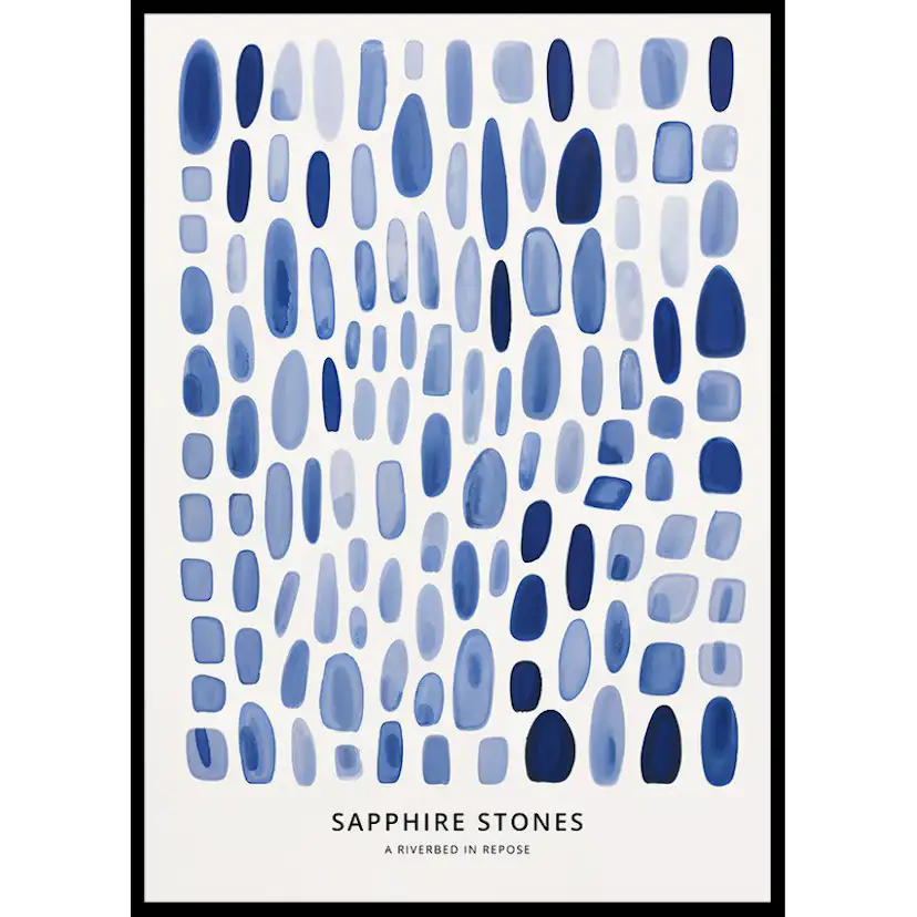 Poster Gallerix Sapphire Stones