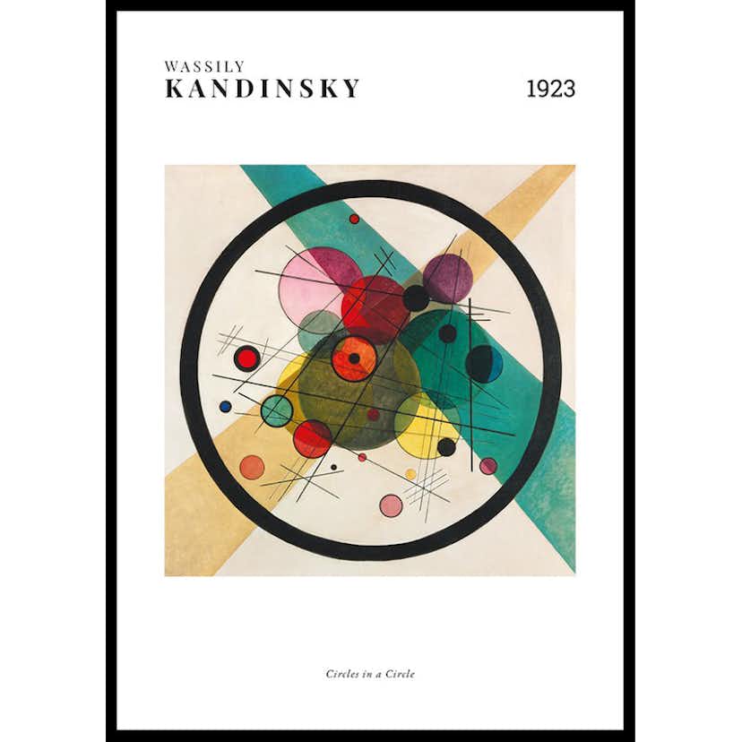 Poster Gallerix Circles In A Circle By Wassily Kandinsky