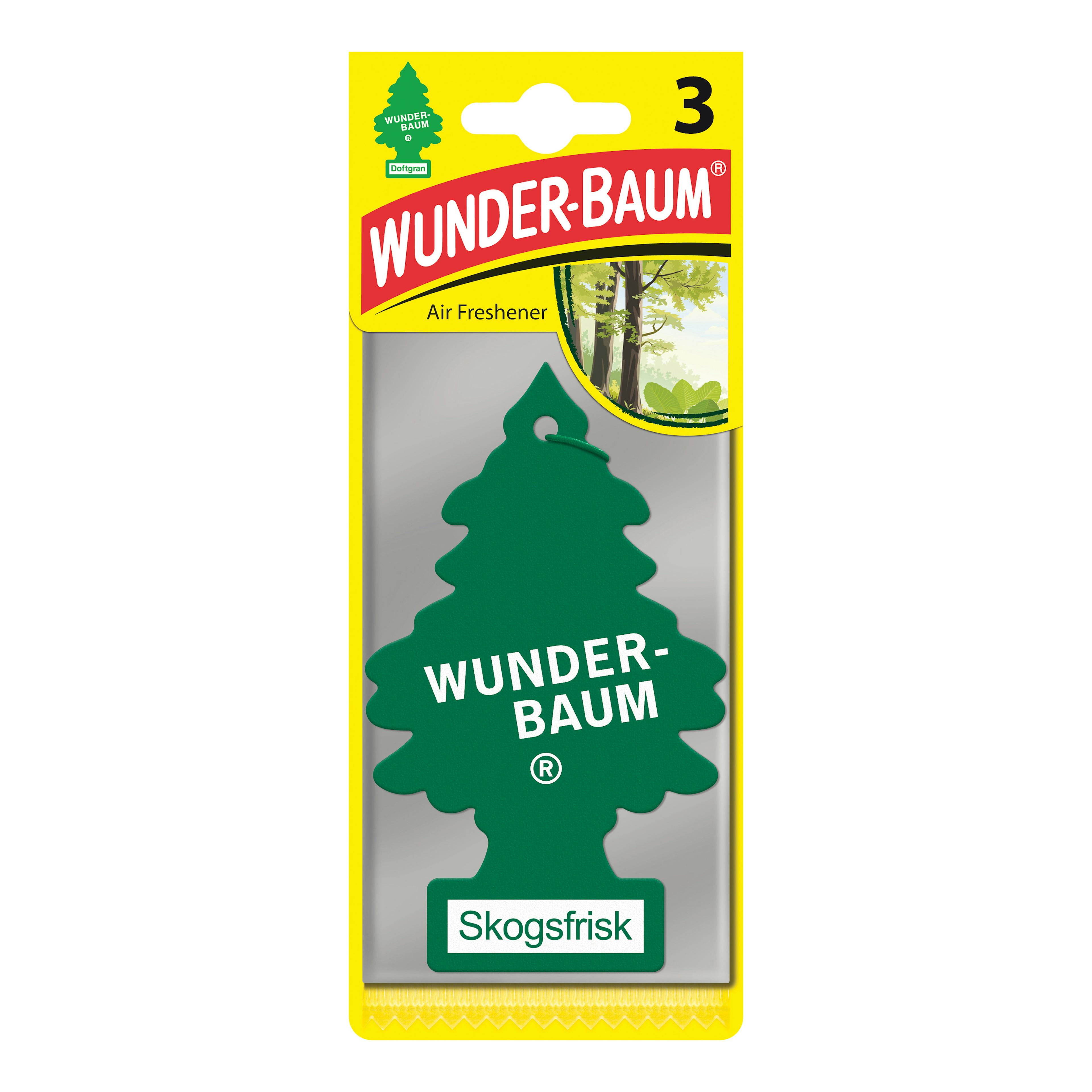 Luftfräschare Wunder-Baum Skogsfrisk 3-pack