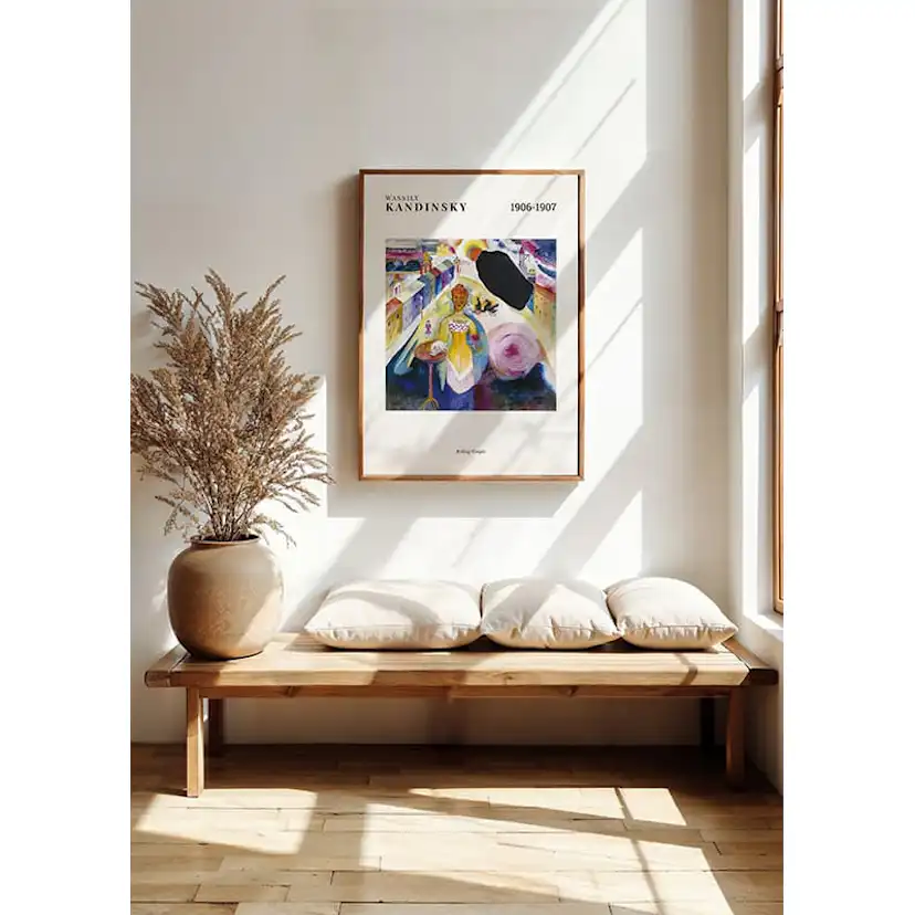 Poster Gallerix Riding Couple By Wassily Kandinsky