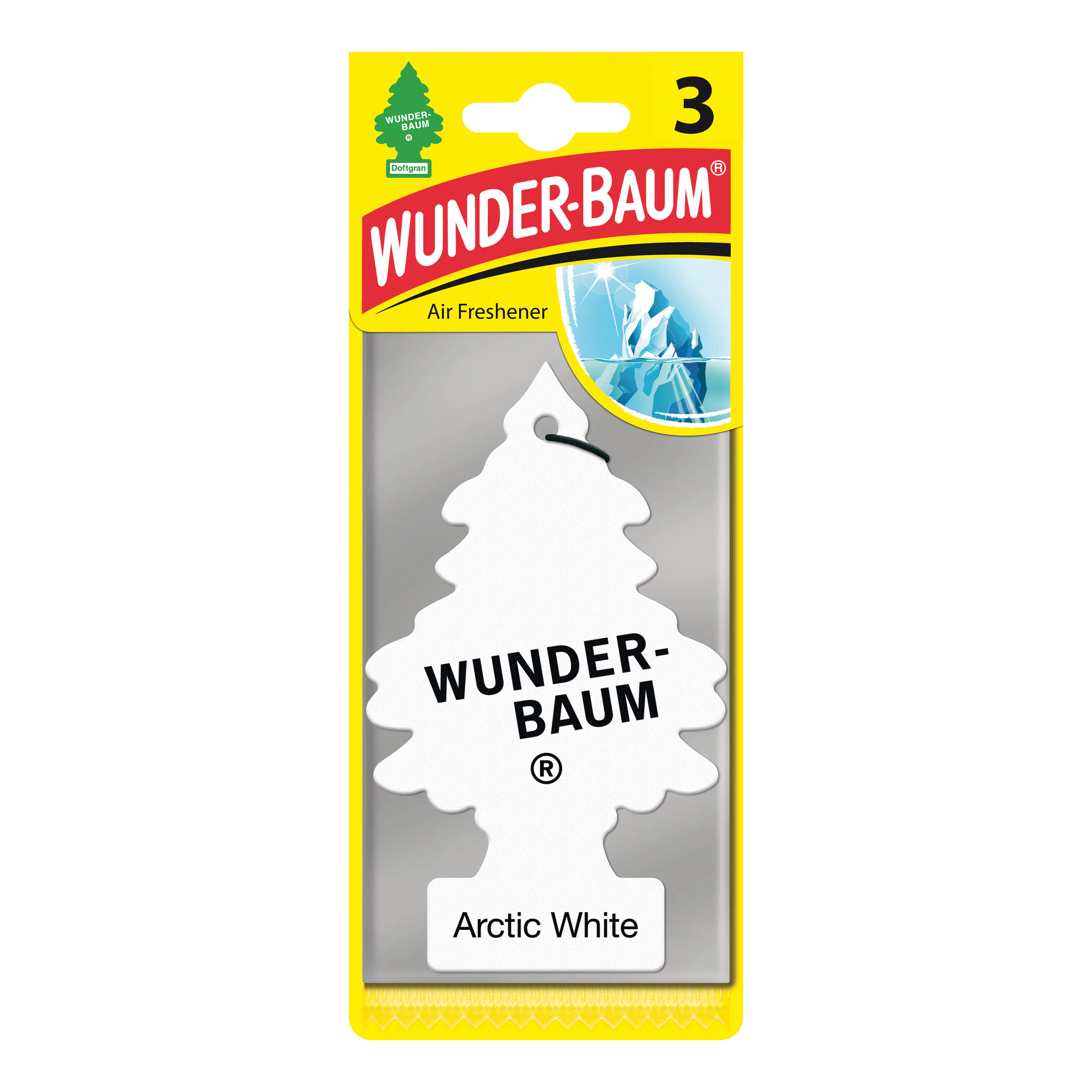 Luftfräschare Wunder-Baum Arctic White 3-pack