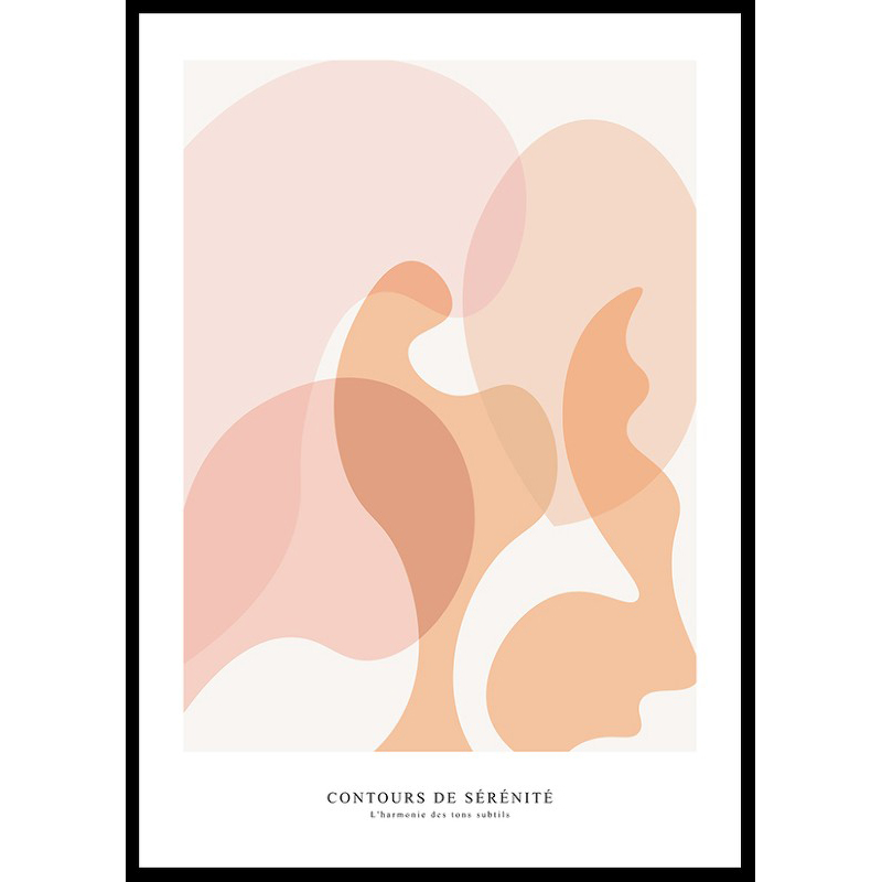 Poster Gallerix Contours de Sérénité