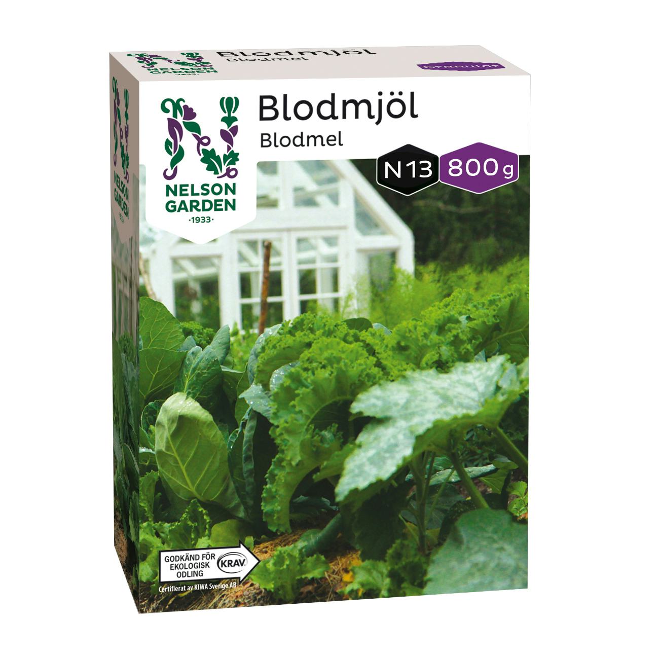 Blodmjöl Nelson Garden 800 g