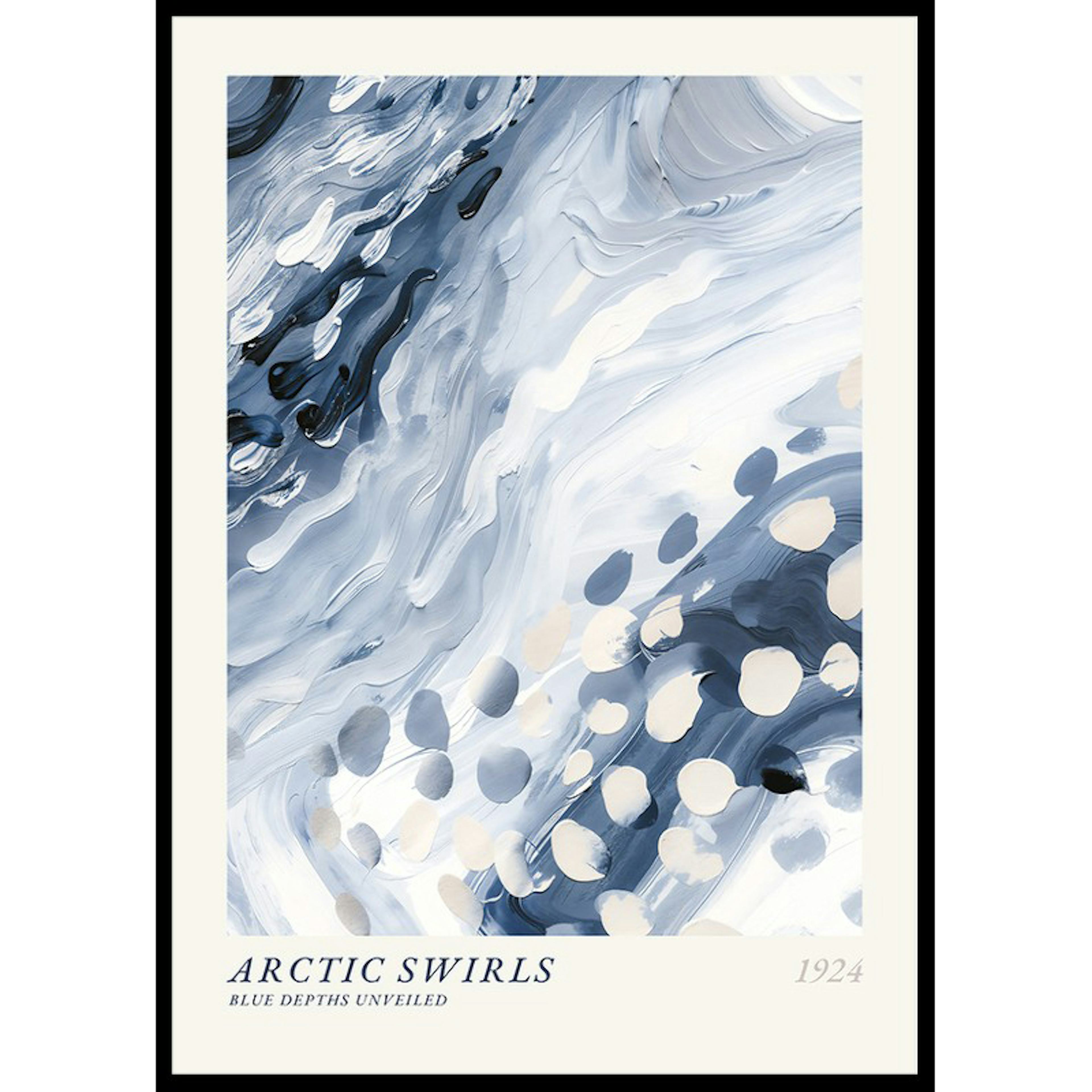Poster Gallerix Arctic Swirls No2