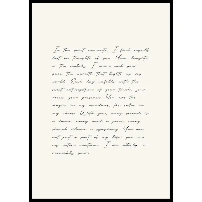 Poster Gallerix The Letter