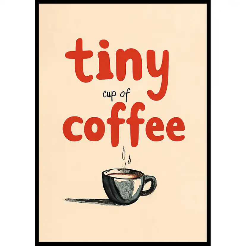 Poster Gallerix Tiny Cup Of Coffee