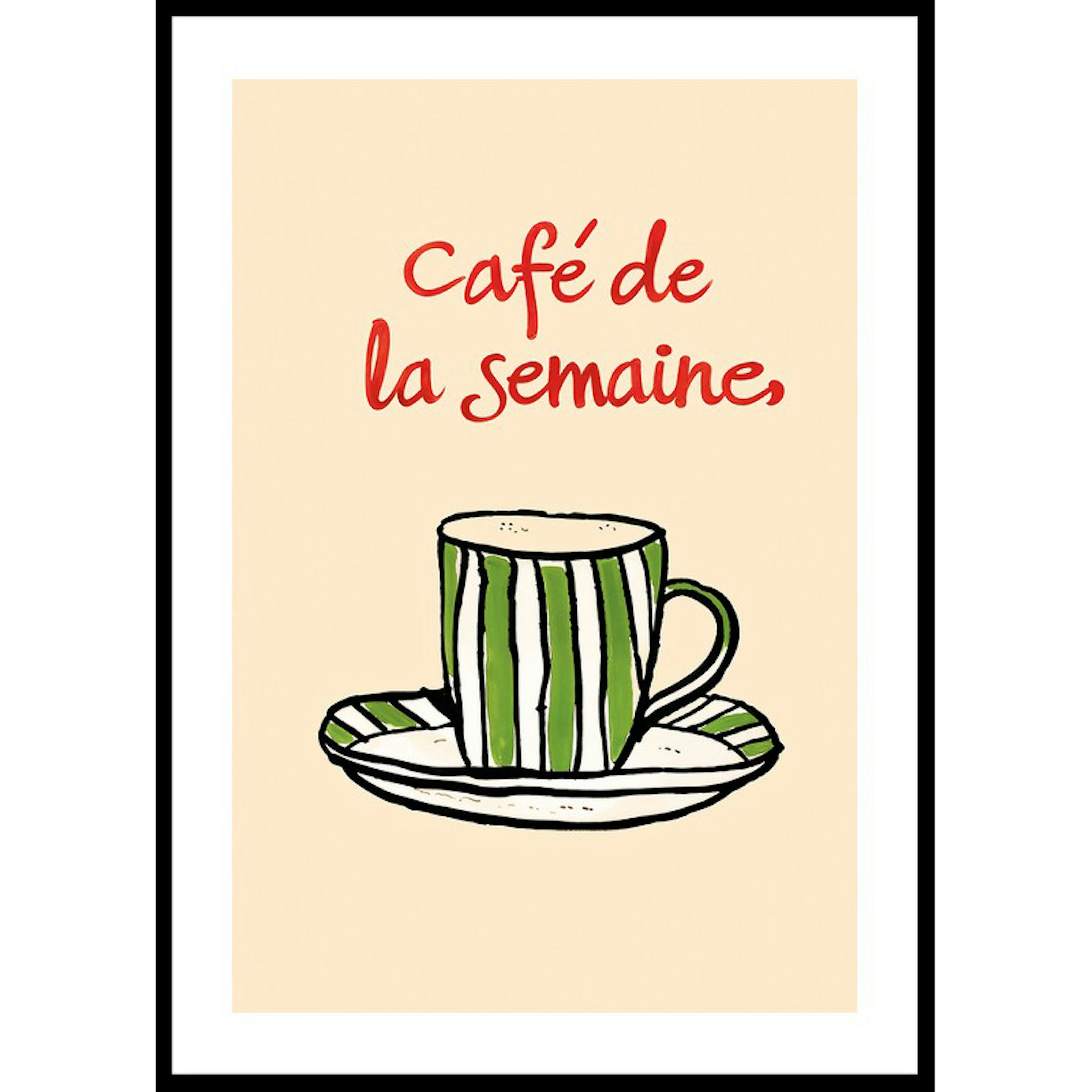 Poster Gallerix Café De La Semaine