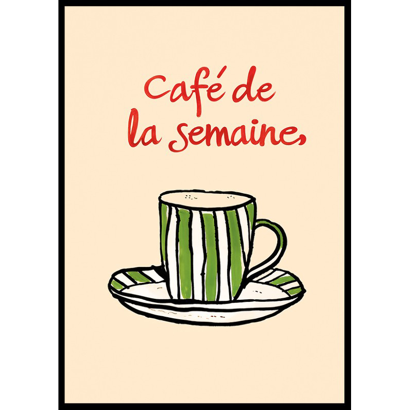 Poster Gallerix Café De La Semaine