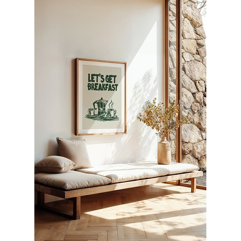 Poster Gallerix Let's Get Breakfast